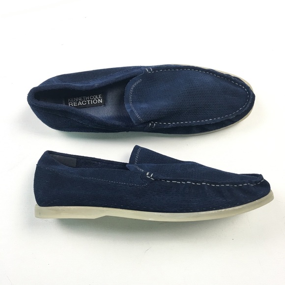 kenneth cole blue suede shoes
